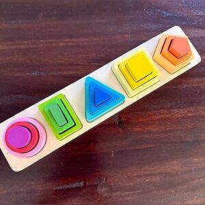 Colorful Shape Nesting Puzzle Toy